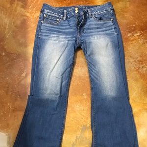 American Eagle Light-Wash Flare Jeans